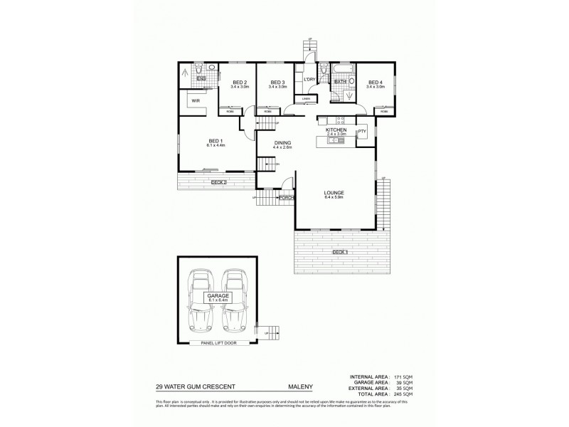 29 Water Gum Crescent, Maleny QLD 4552 Floorplan