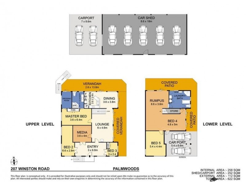 207 Winston Road, Palmwoods QLD 4555 Floorplan