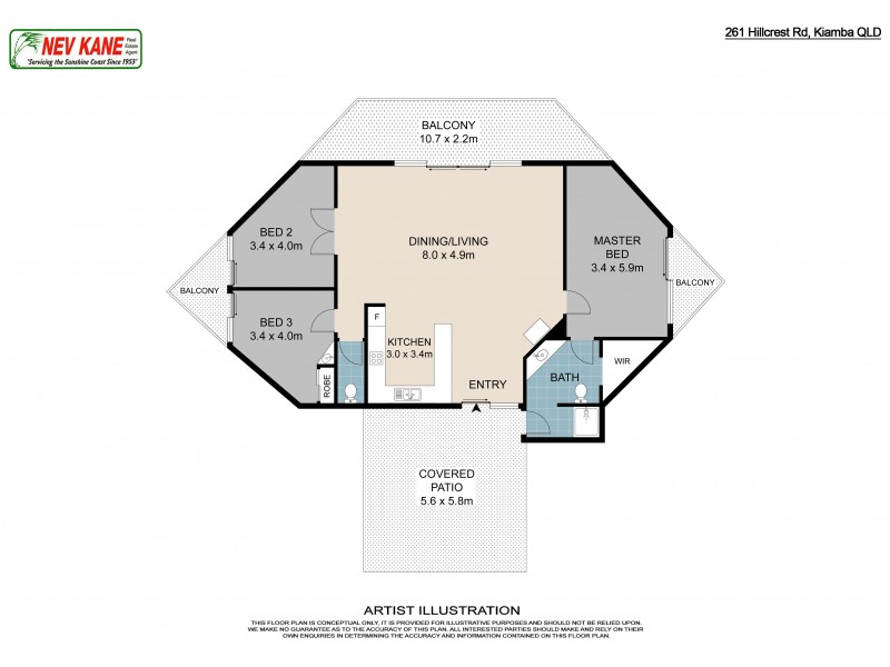 261 Hillcrest Road, Kiamba QLD 4560 Floorplan