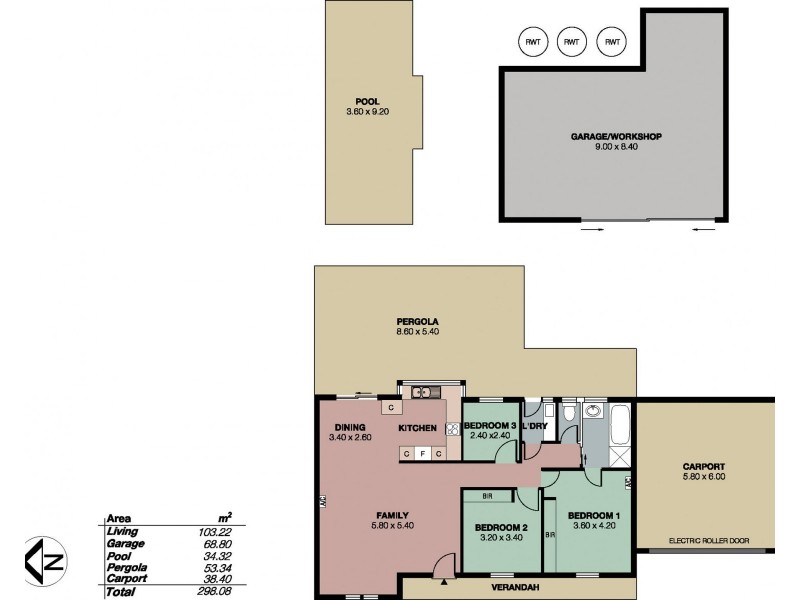 3 Gardenia Drive, Woodside SA 5244 Floorplan