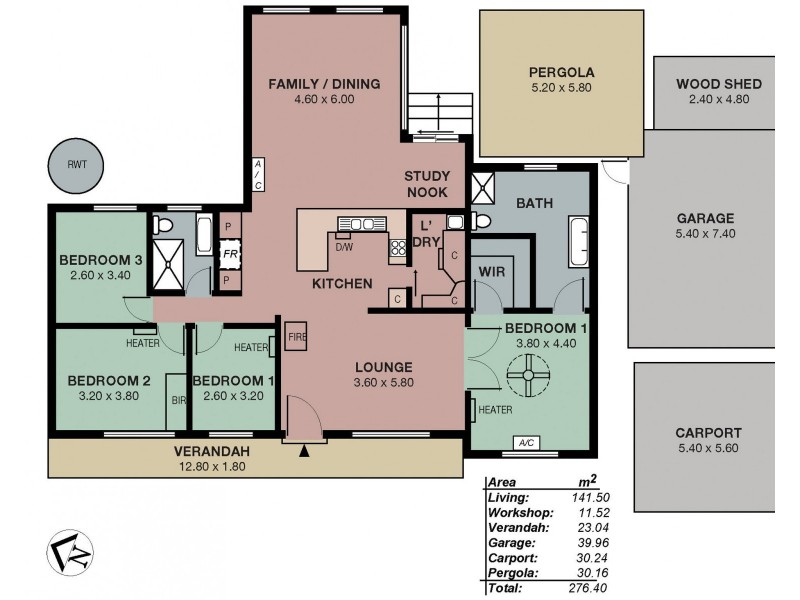 16 Nursery Road, Kanmantoo SA 5252 Floorplan