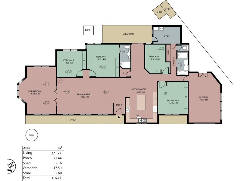 3 Meadows Road, Echunga SA 5153 Floorplan