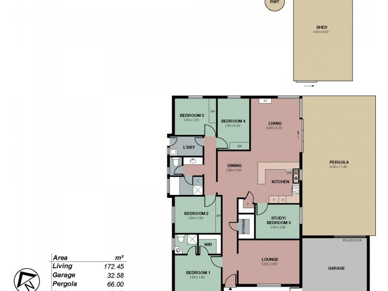 4 Turnbull Court, Woodside SA 5244 Floorplan