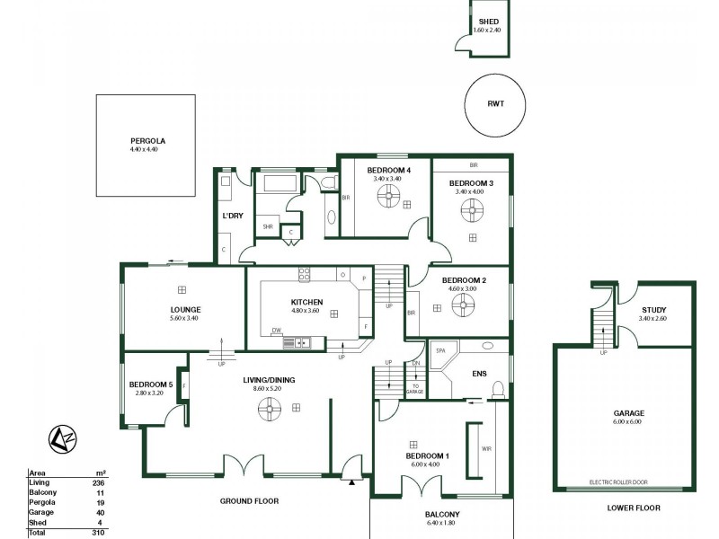94 Onkaparinga Valley Road, Woodside SA 5244 Floorplan