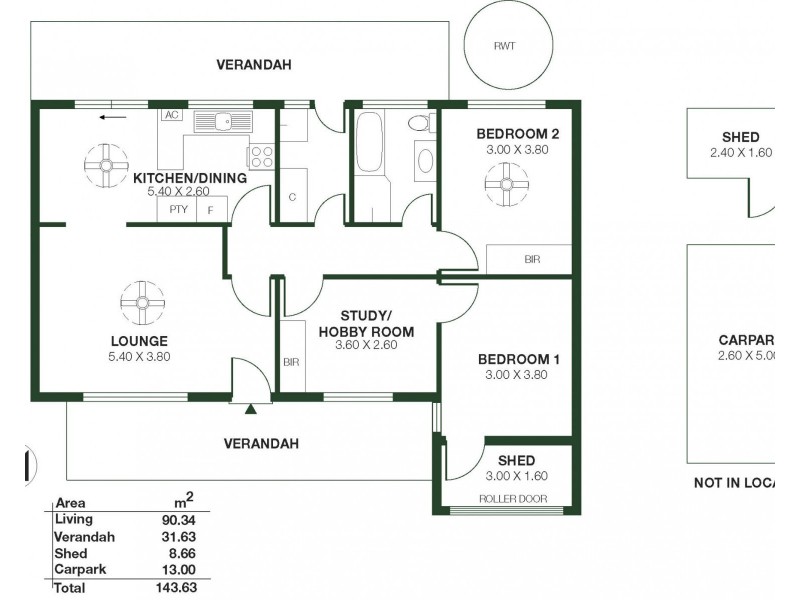 2/10 Collins Street, Hahndorf SA 5245 Floorplan