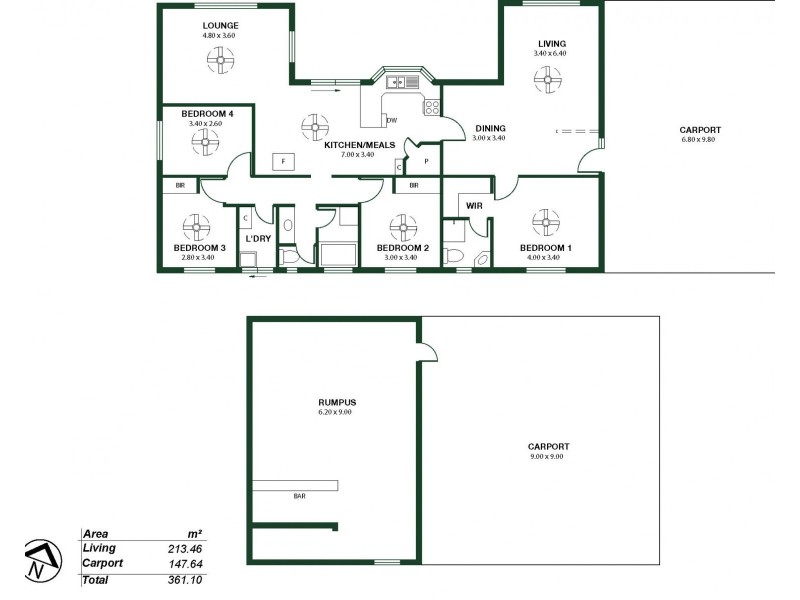 1043 Black Heath Road, Tungkillo SA 5236 Floorplan