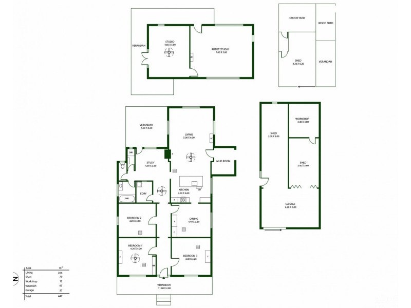 736 Swamp Road, Lenswood SA 5240 Floorplan