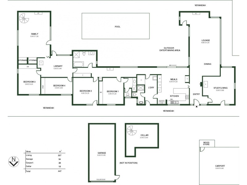 198 Wenzel Road, Oakbank SA 5243 Floorplan