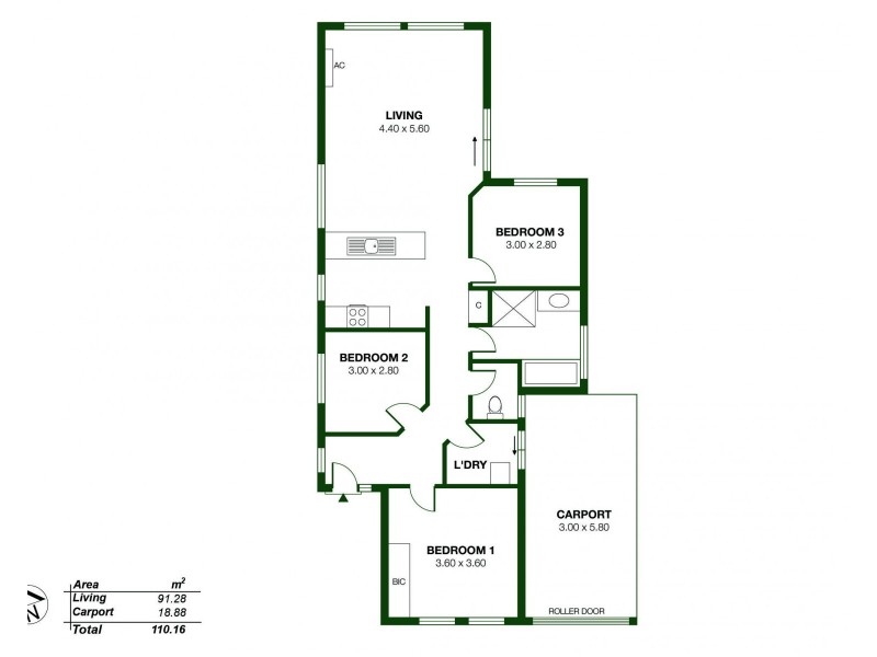1/2 Elizabeth Street, Woodside SA 5244 Floorplan