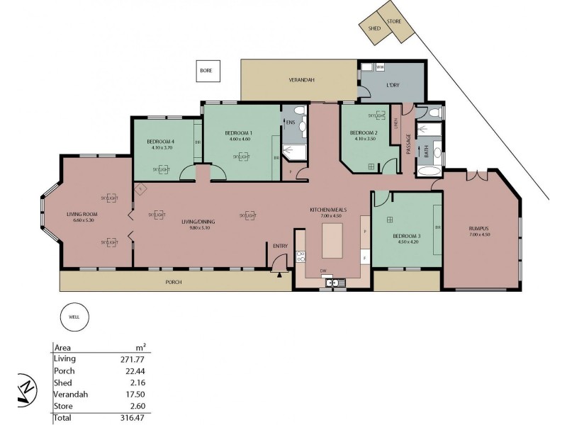 3 Meadows Road, Echunga SA 5153 Floorplan