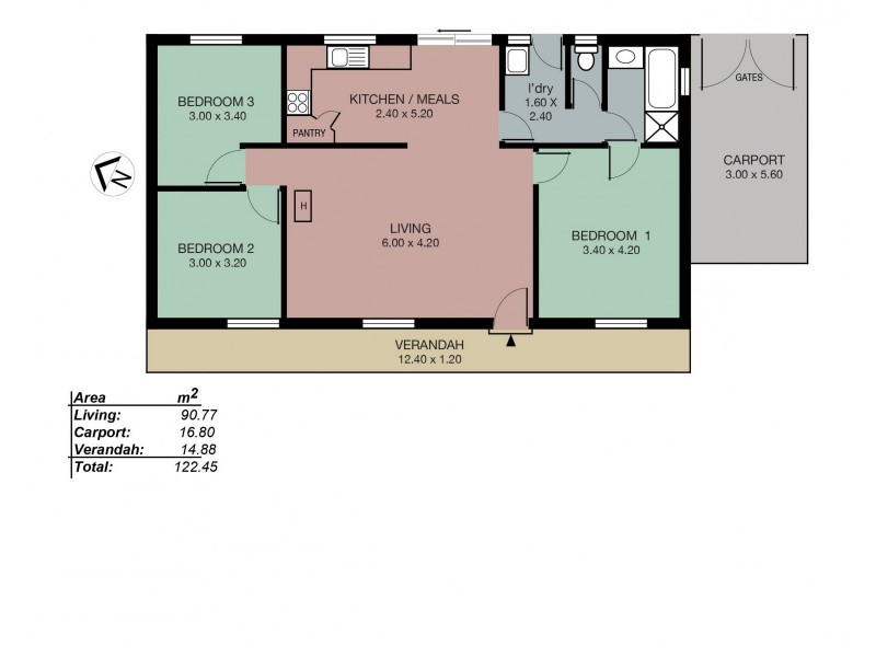 69 Grevillea Way, Woodside SA 5244 Floorplan