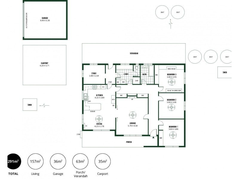 14 Harris Road, Lenswood SA 5240 Floorplan