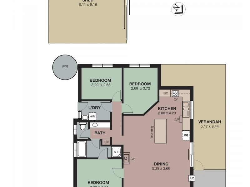 52 Grevillea Way, Woodside SA 5244 Floorplan