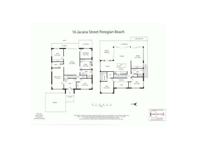 16 Jacana St, Peregian Beach QLD 4573 Floorplan