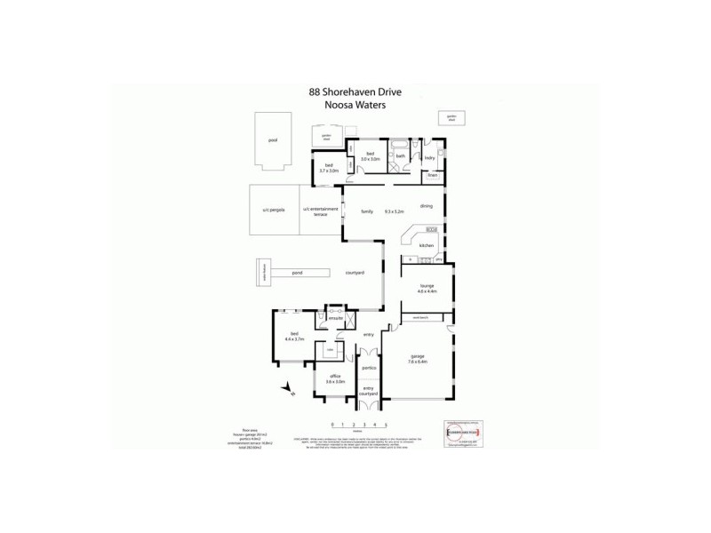 88 Shorehaven Drive, Noosa Waters QLD 4566 Floorplan