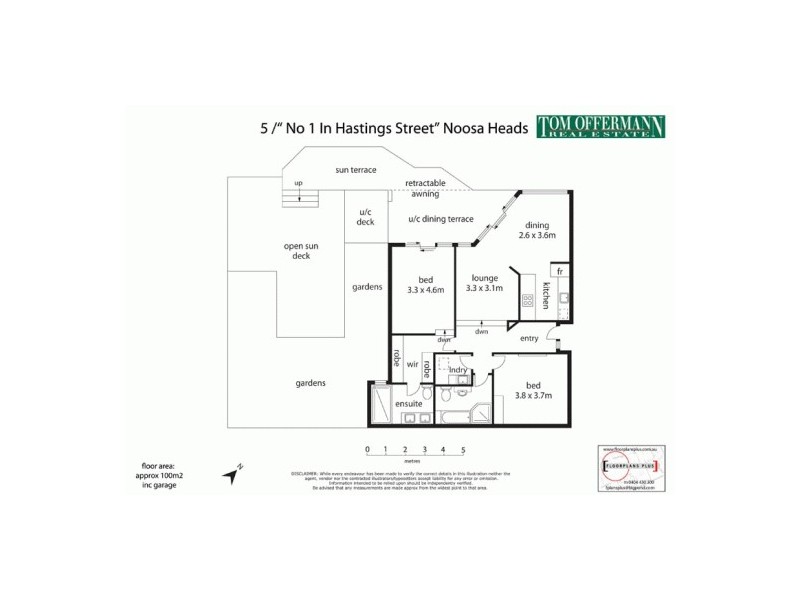 5/1 Morwong Drive, Noosa Heads QLD 4567 Floorplan
