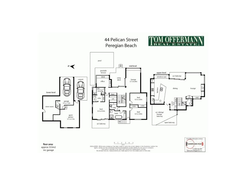 44 Pelican Street, Peregian Beach QLD 4573 Floorplan