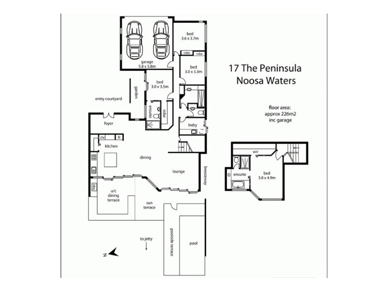17 The Peninsula, Noosa Waters QLD 4566 Floorplan