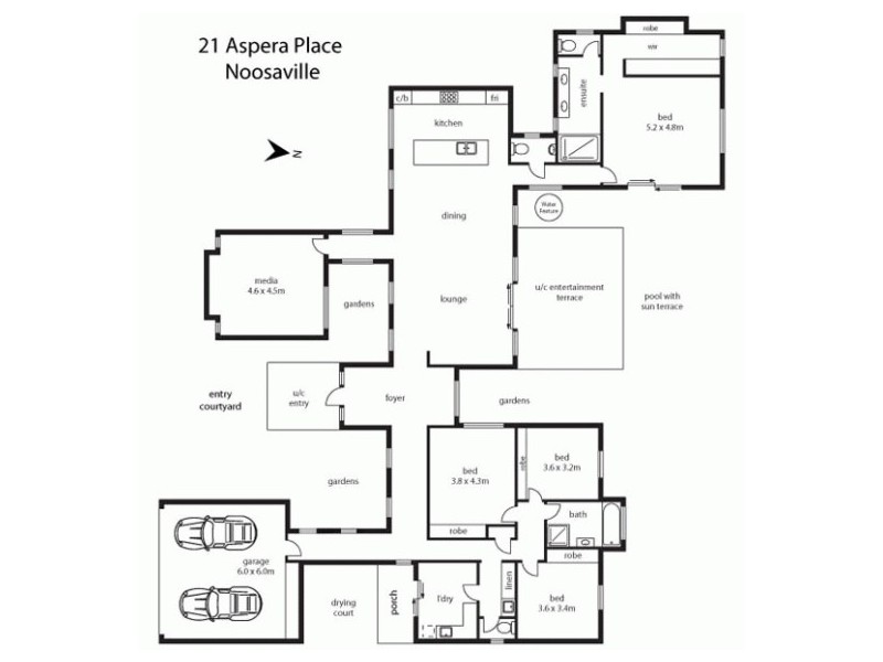 21 Aspera Place, Noosaville QLD 4566 Floorplan