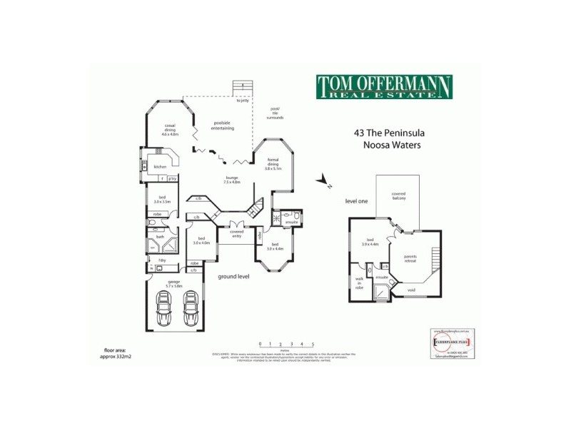 43 The Peninsula, Noosa Waters QLD 4566 Floorplan
