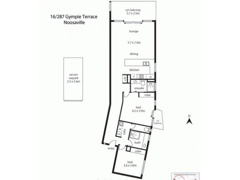 16/287 Gympie Terrace, Noosaville QLD 4566 Floorplan