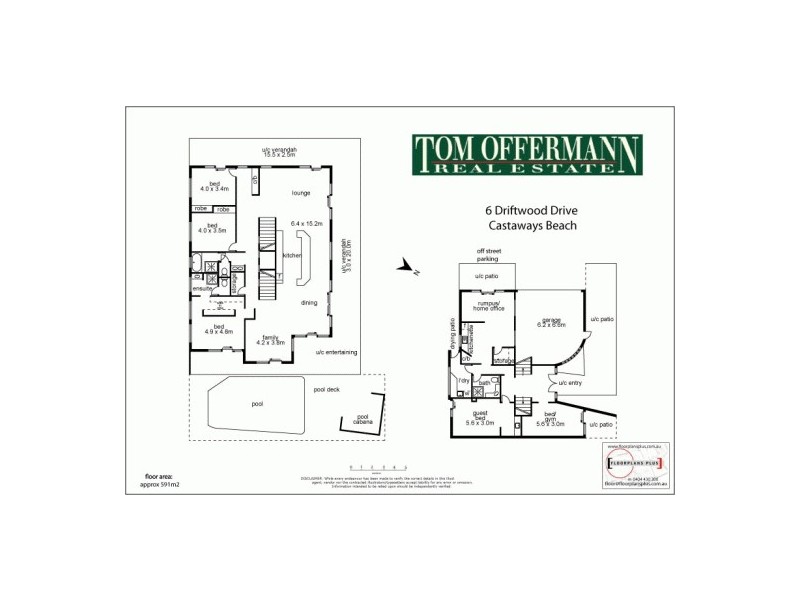 6 Driftwood Drive, Castaways Beach QLD 4567 Floorplan