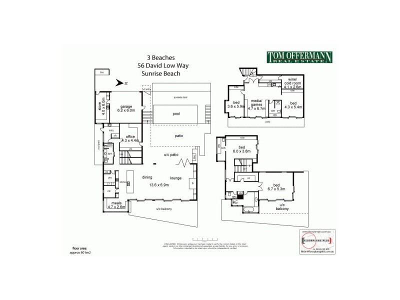 3/56 David Low Way, Sunrise Beach QLD 4567 Floorplan
