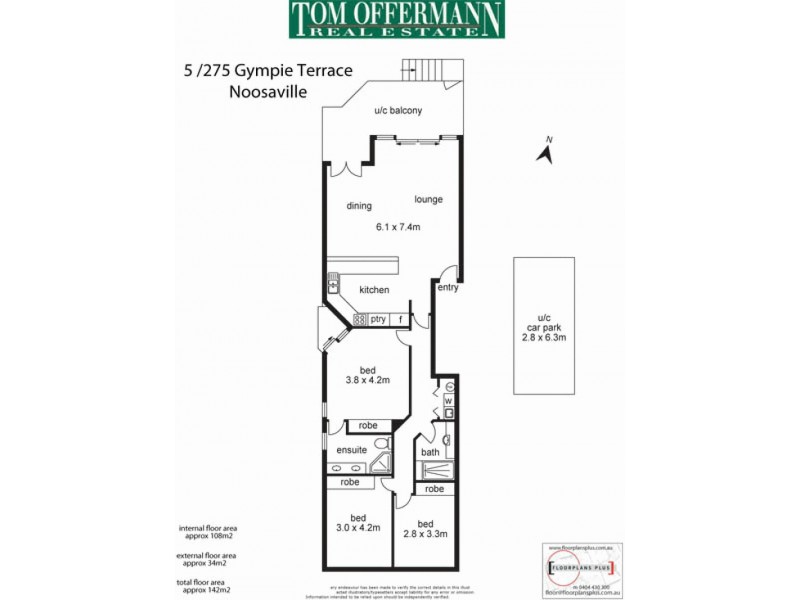 5/273 Gympie Tce, Noosaville QLD 4566 Floorplan