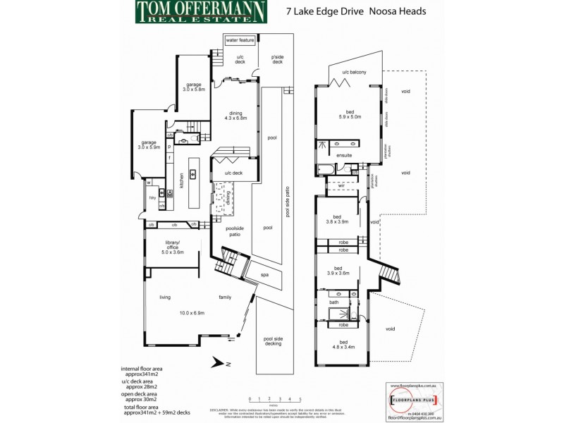 7 Lake Edge Drive, Noosa Heads QLD 4567 Floorplan