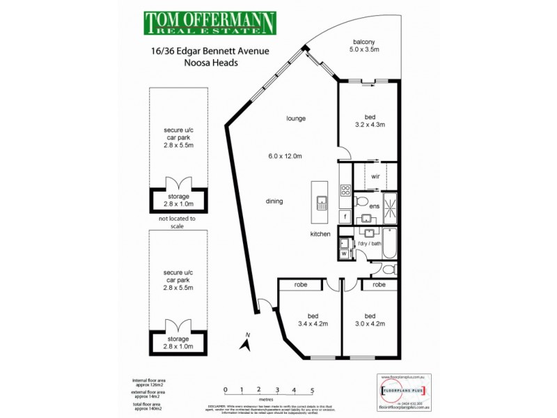 16/36 Edgar Bennett Ave, Noosa Heads QLD 4567 Floorplan