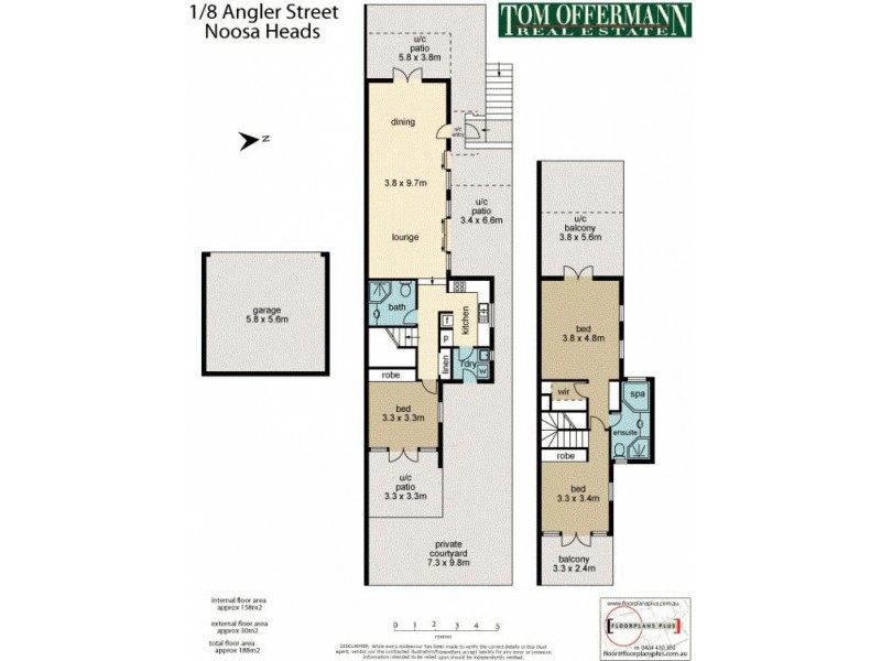 2/8 Angler Street, Noosa Heads QLD 4567 Floorplan