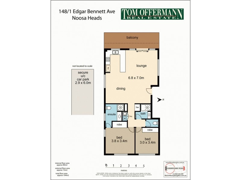 148/1 Edgar Bennett Ave, Noosa Heads QLD 4567 Floorplan