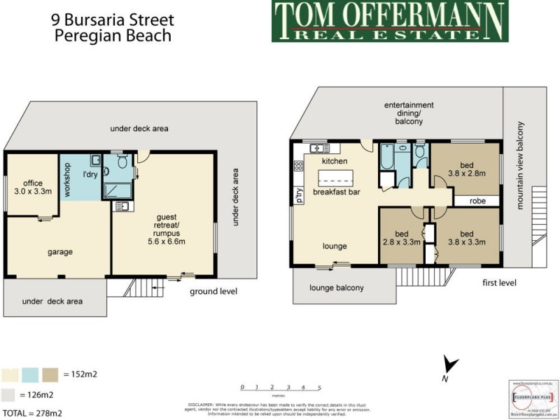 9 Bursaria St, Peregian Beach QLD 4573 Floorplan