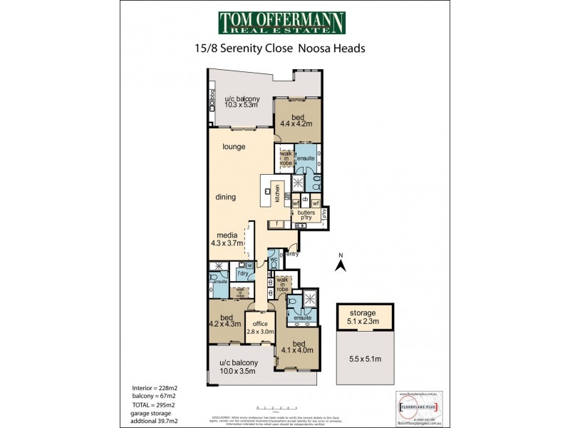 15/8 Serenity Close, Noosa Heads QLD 4567 Floorplan