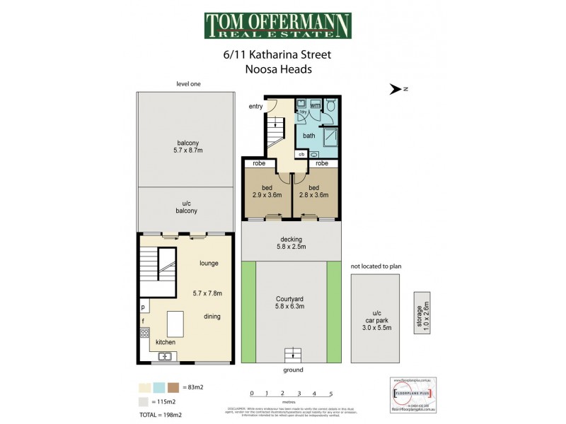 6/11 Katharina St, Noosa Heads QLD 4567 Floorplan
