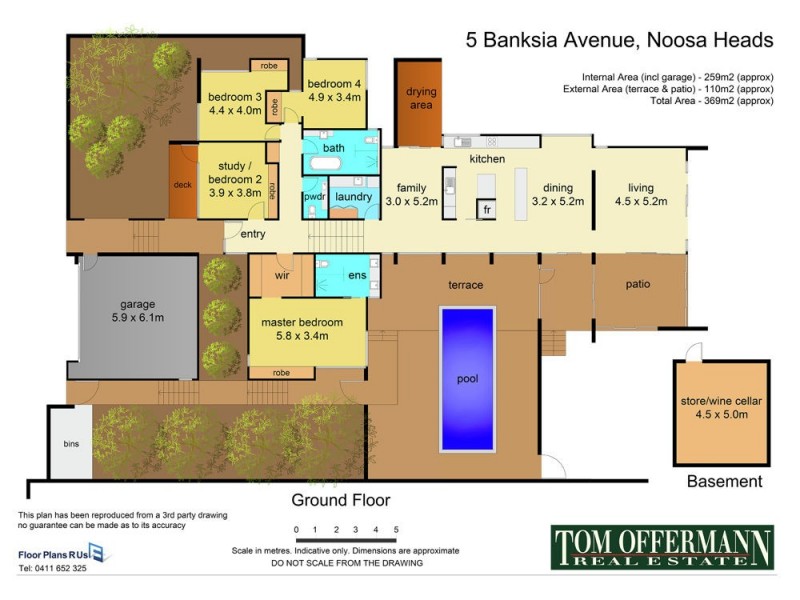5 Banksia Ave, Noosa Heads QLD 4567 Floorplan