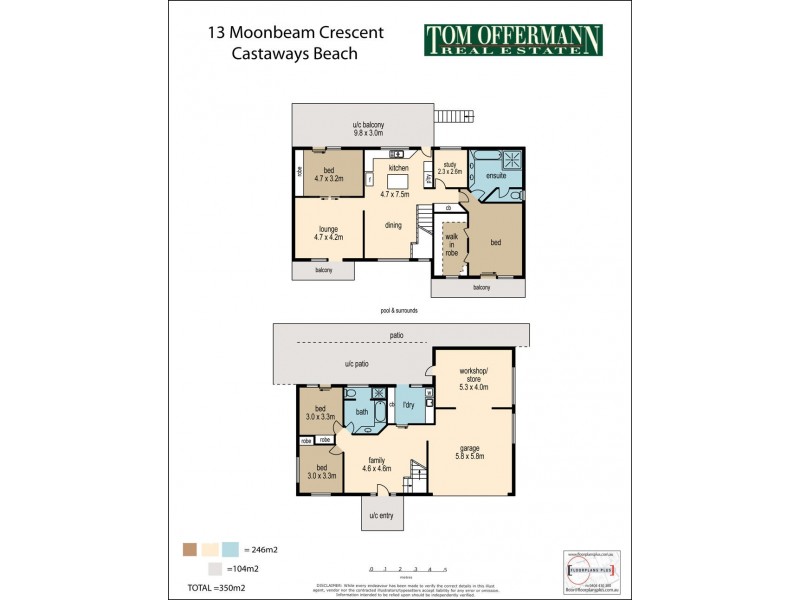 13 Moonbeam Crescent, Castaways Beach QLD 4567 Floorplan