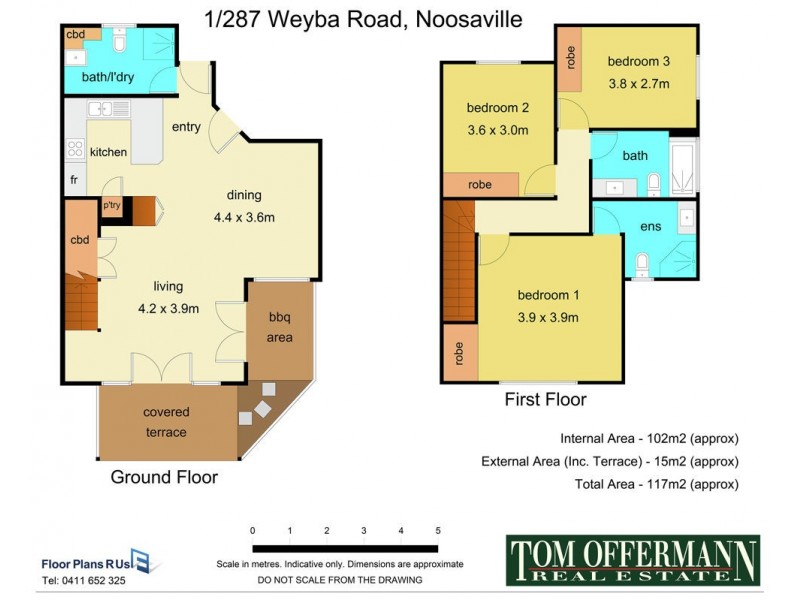 1/287 Weyba Rd, Noosaville QLD 4566 Floorplan