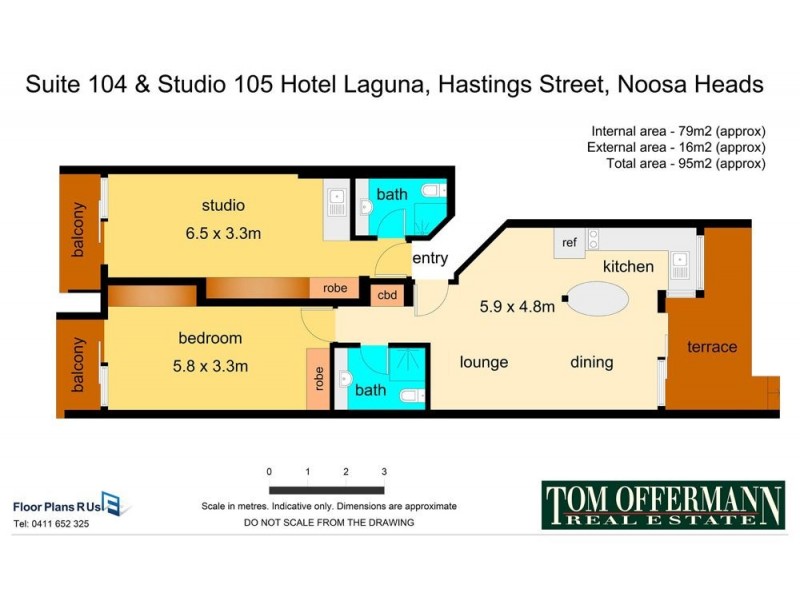 104-105/6 Hastings Street, Noosa Heads QLD 4567 Floorplan