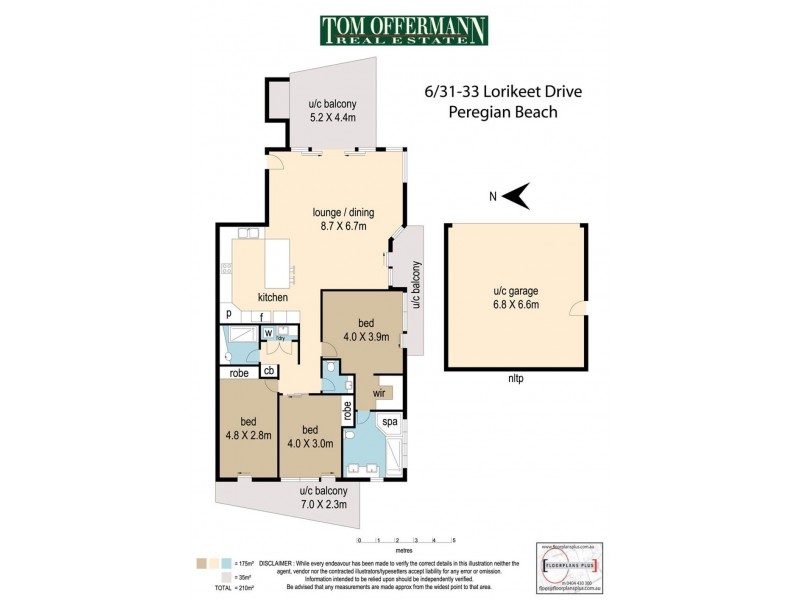 6/31-33 Lorikeet Drive, Peregian Beach QLD 4573 Floorplan