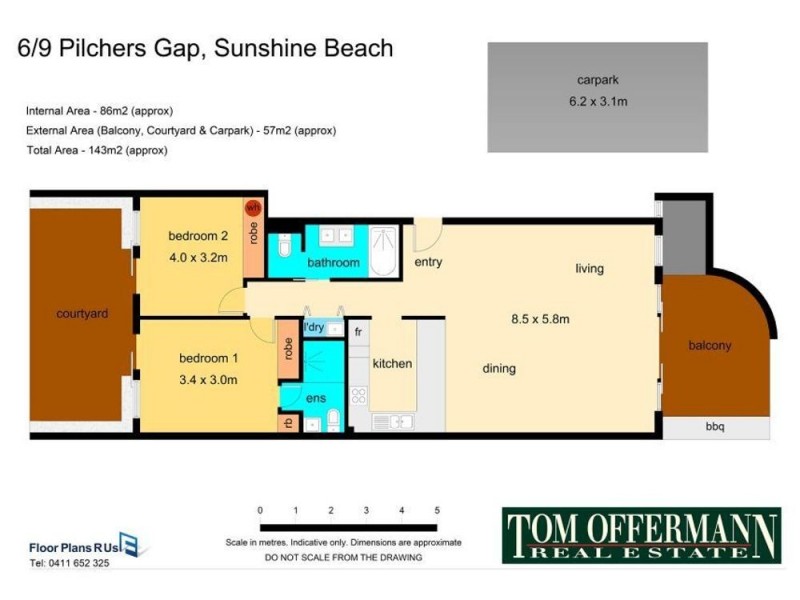 6/9 Pilchers Gap, Sunshine Beach QLD 4567 Floorplan