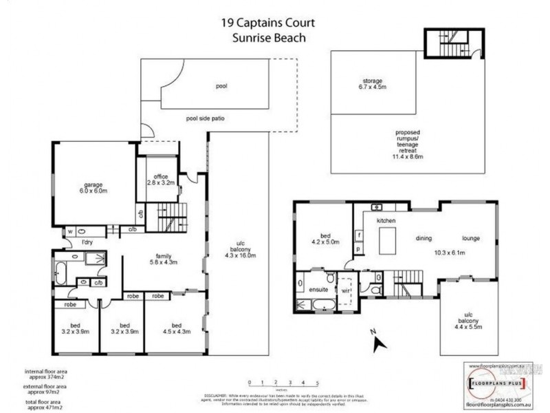 19 Captains Ct, Sunrise Beach QLD 4567 Floorplan