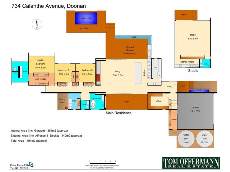 734 Calanthe Ave, Doonan QLD 4562 Floorplan