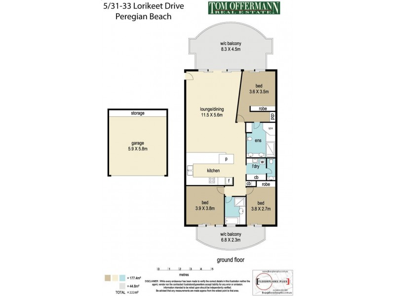 5/31-33 Lorikeet Drive, Peregian Beach QLD 4573 Floorplan
