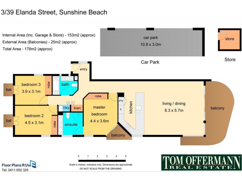 3/39 Elanda St, Sunshine Beach QLD 4567 Floorplan