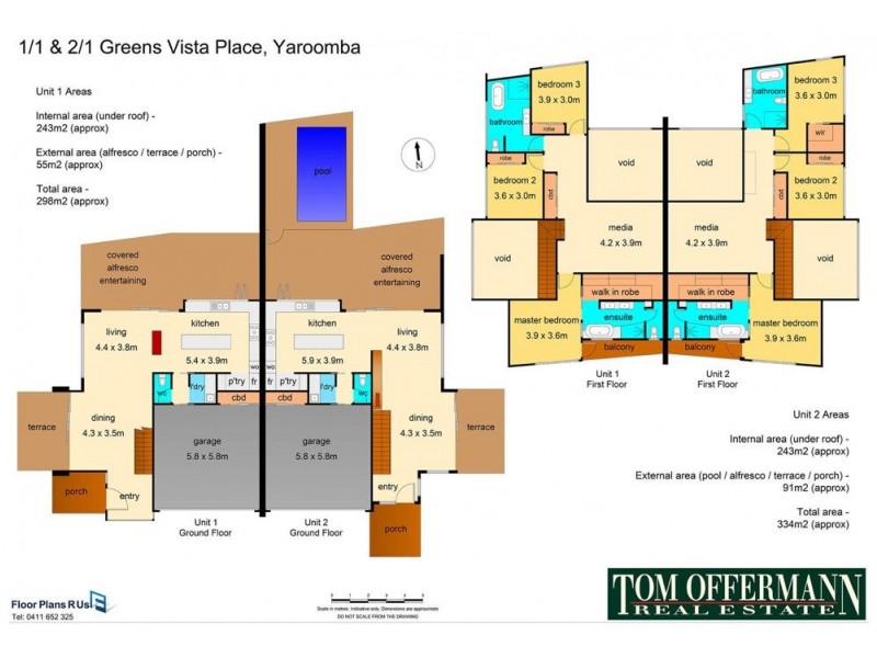 2/1 Greens Vista Place, Yaroomba QLD 4573 Floorplan