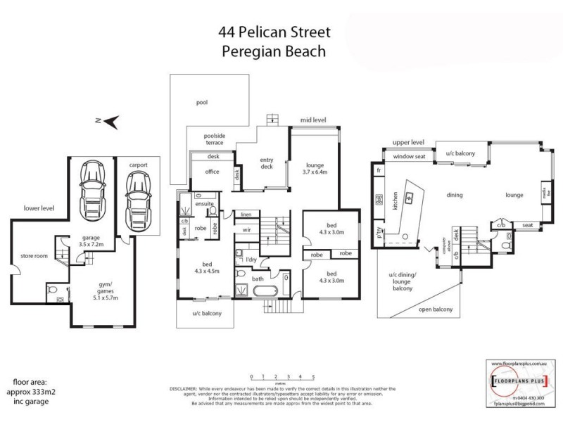 44 Pelican St, Peregian Beach QLD 4573 Floorplan