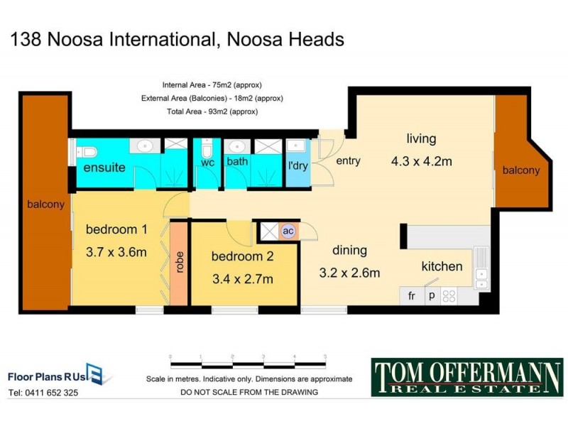 138/1 Edgar Bennett Ave, Noosa Heads QLD 4567 Floorplan