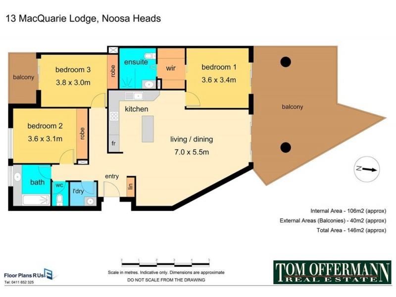 13/2 Serenity Close, Noosa Heads QLD 4567 Floorplan