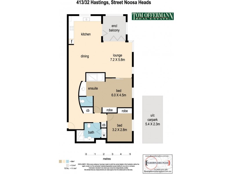 413/32 Hastings Street, Noosa Heads QLD 4567 Floorplan